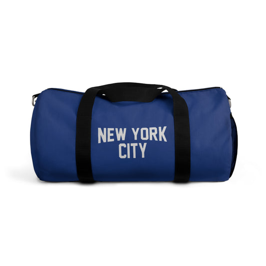 New York City Duffel Gym Bag, (Blue)