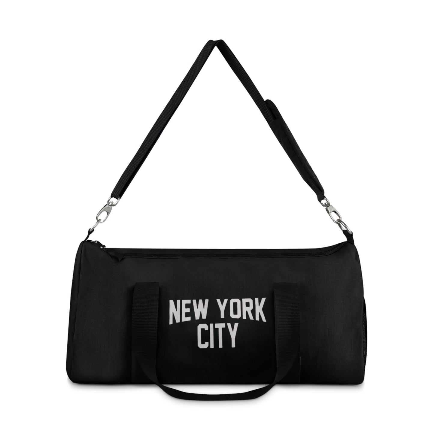 New York City Duffel Gym Bag, (Black)
