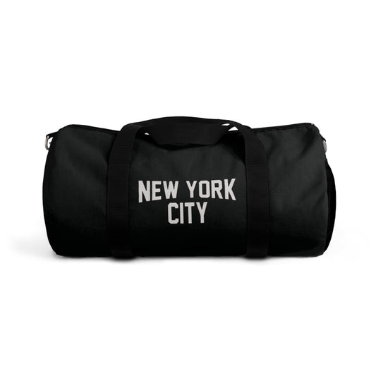 New York City Duffel Gym Bag, (Black)