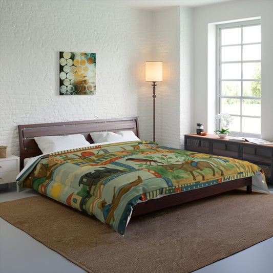 Jamaican Summer Comforter Queen Size Blanket