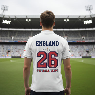 England World Cup 26 Premium Pique Polo Shirt