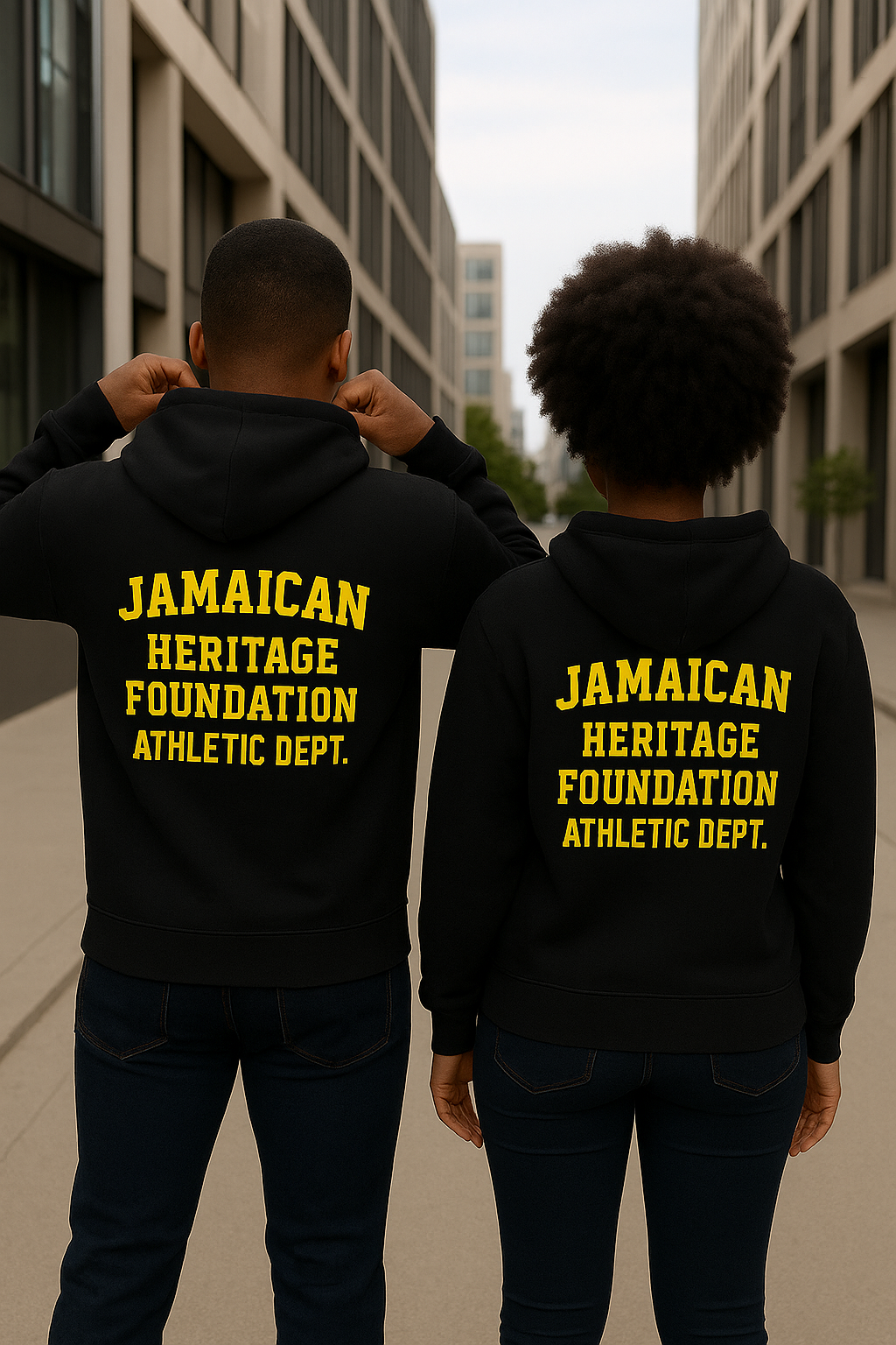 Jamaican Heritage Unisex Raglan Hoodie