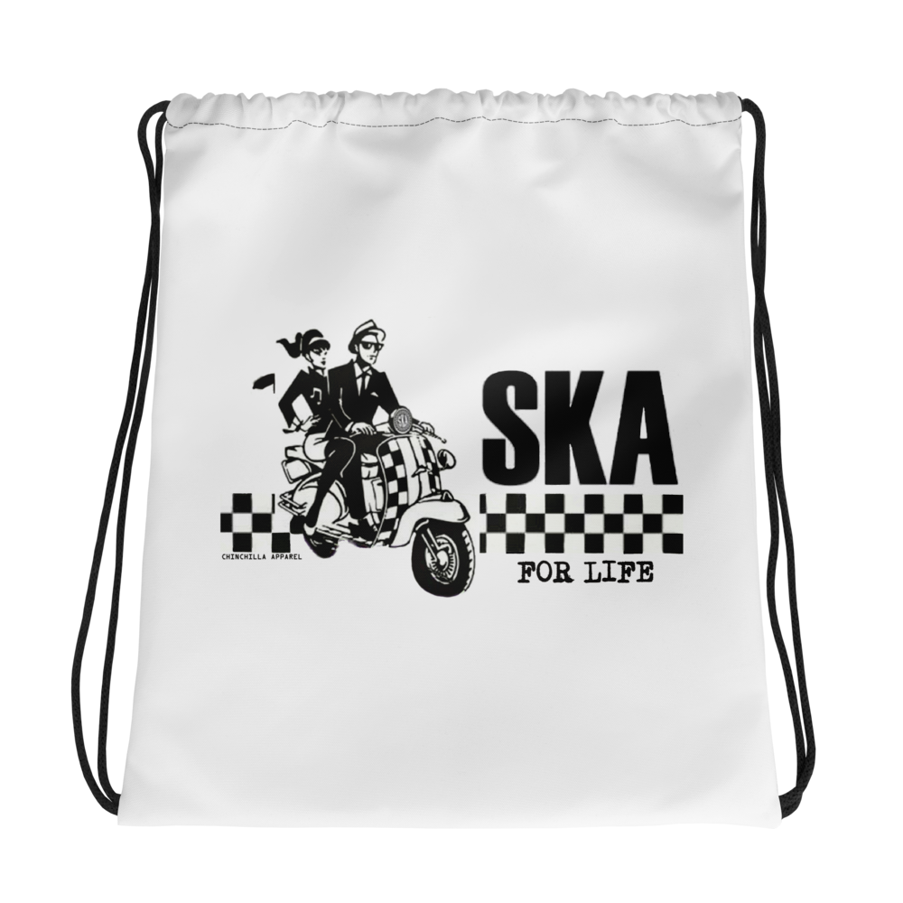 Ska For Life Drawstring Bag