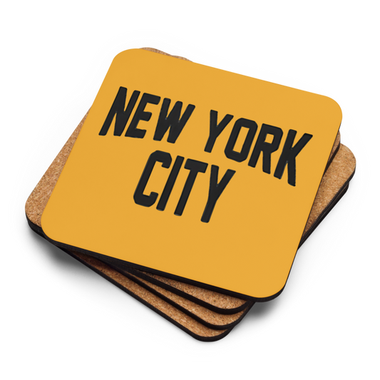 New York City Cork-back Coaster