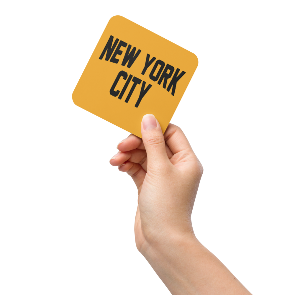New York City Cork-back Coaster