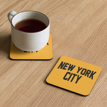 New York City Cork-back Coaster