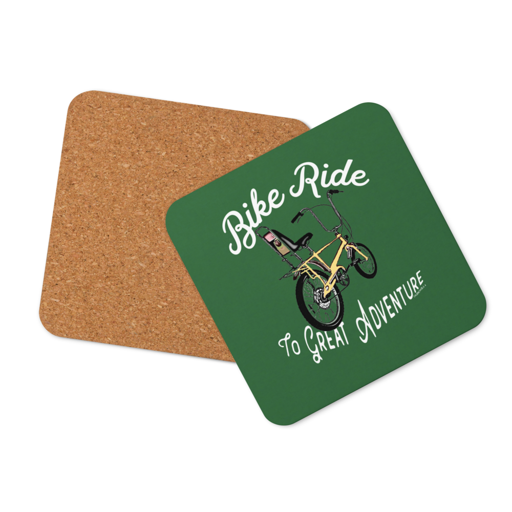 Chopper "75" Cork-Back Coaster