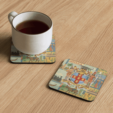 Jamaican Summer Cork-Back Coaster - Chinchilla Choons