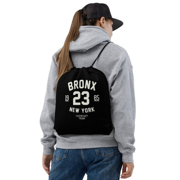 Bronx NY Drawstring Bag - Chinchilla Choons