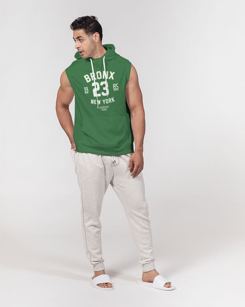 Bronx Varsity Heavyweight Sleeveless Hoodie - Chinchilla Choons
