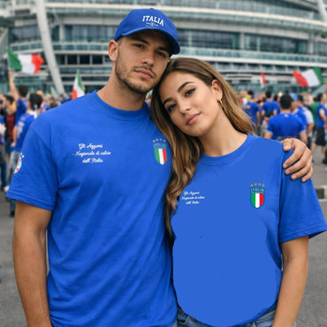 Italia Football Unisex Classic Tee - Chinchilla Choons