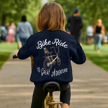 Chopper '75' Youth Crewneck Sweatshirt (Dark Colours) - Chinchilla Choons