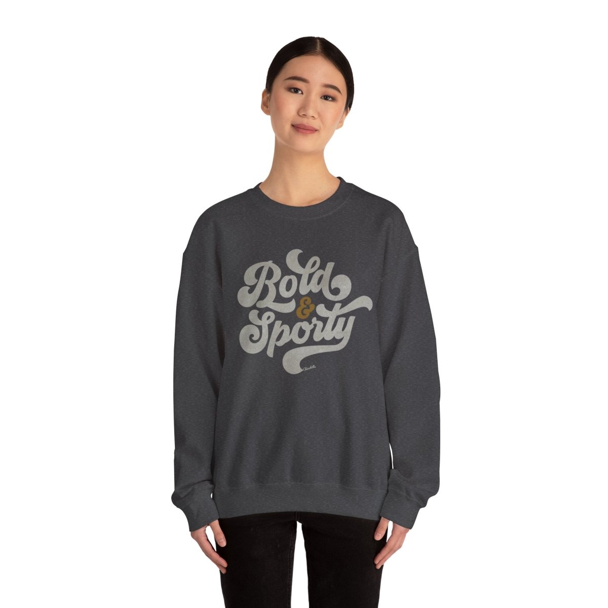 Bold & Sporty Women's Crewneck Sweatshirt - Chinchilla Choons