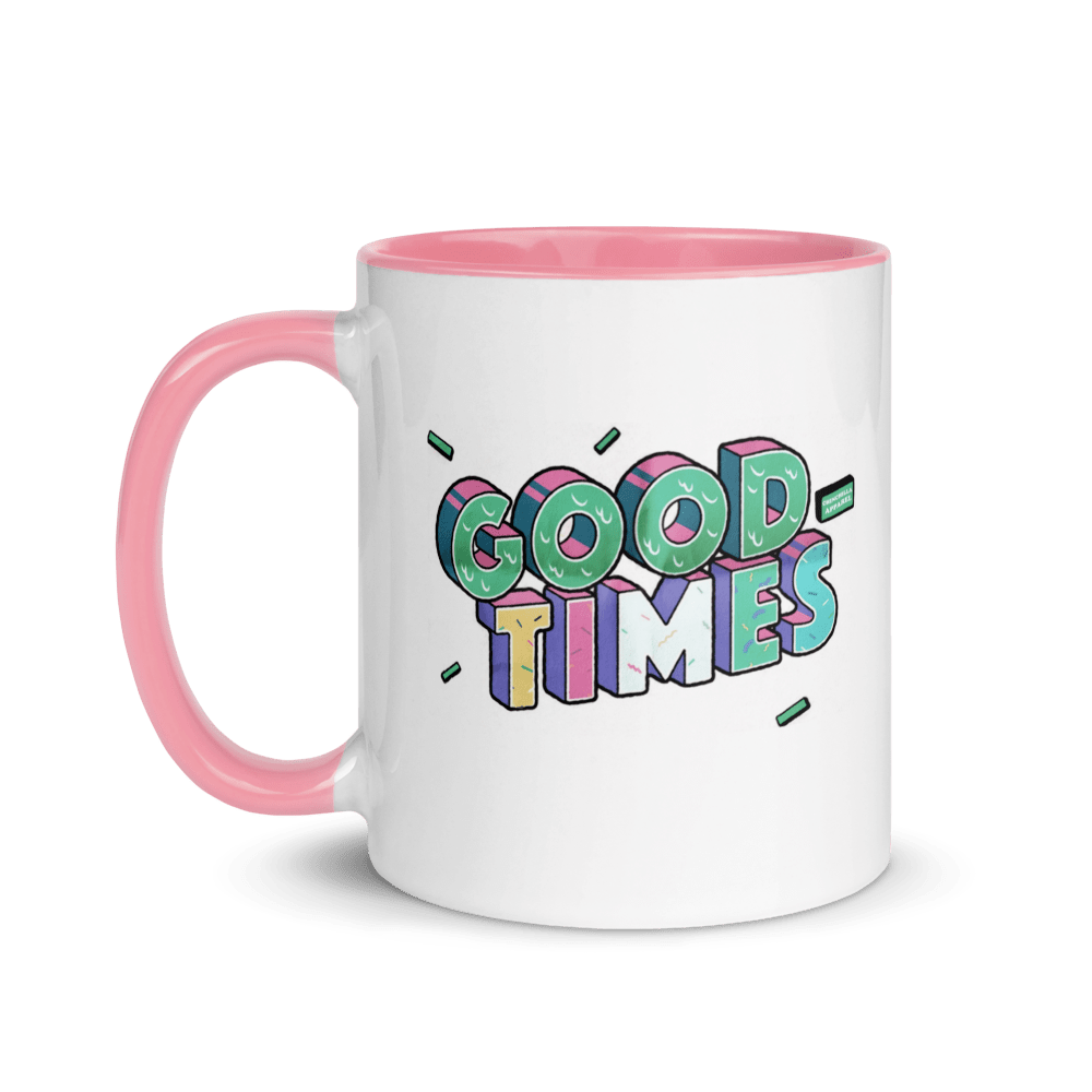 Good Times White Glossy Mug - Chinchilla Choons