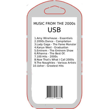 The Noughties USB | Music From The 2000s - Chinchilla Choons