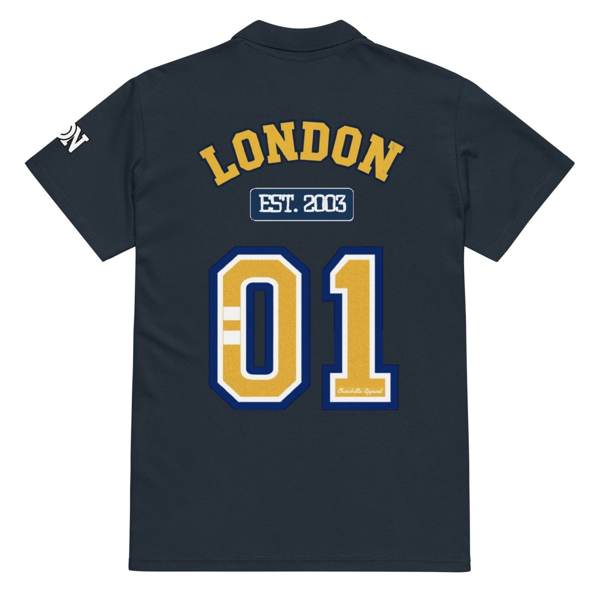 London Varsity Pique Polo Shirt - Chinchilla Choons