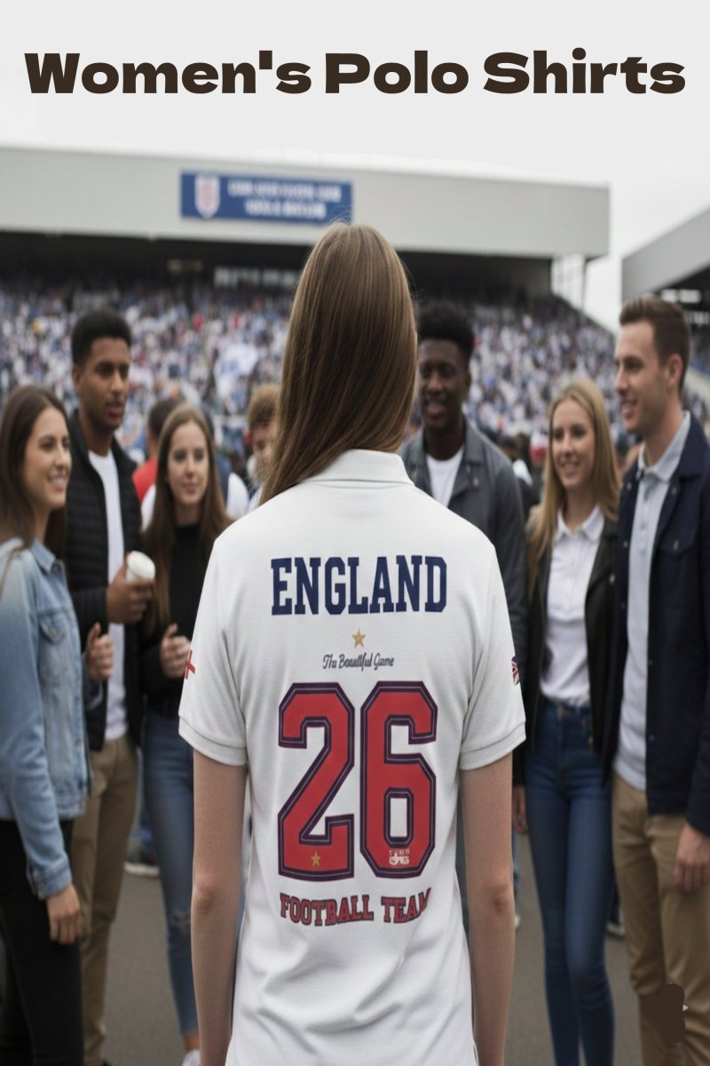 England World Cup 26 Premium Pique Polo Shirt - Chinchilla Choons