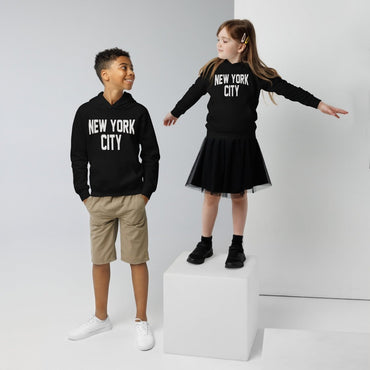 New York City Unisex Kids Hoodie - Chinchilla Choons