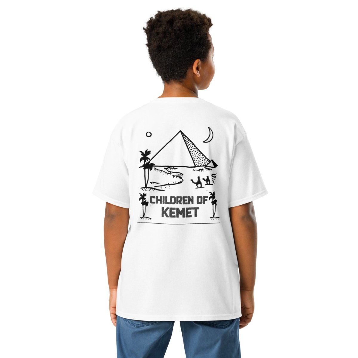 Children Of Kemet Youth Classic Tee (Yellow & Pink) - Chinchilla Choons