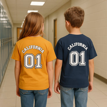 California Varsity Youth Classic Tee - Chinchilla Choons