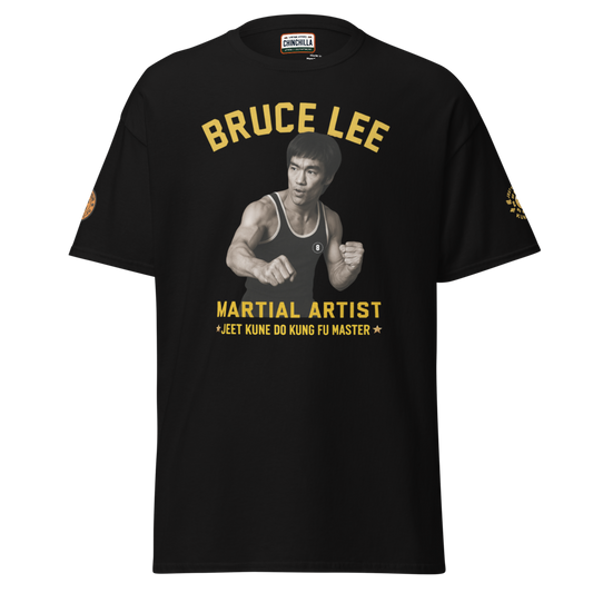 bruce lee black t shirt