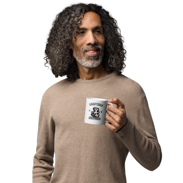 Lone Wolf White Glossy Mug