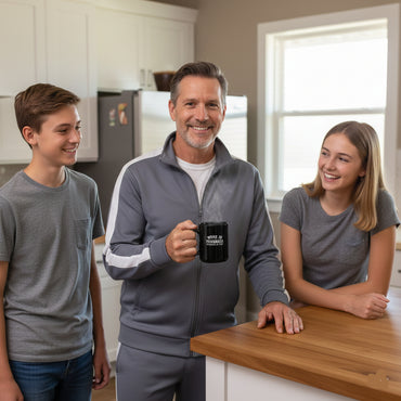 Work In Progress Black Glossy Mug