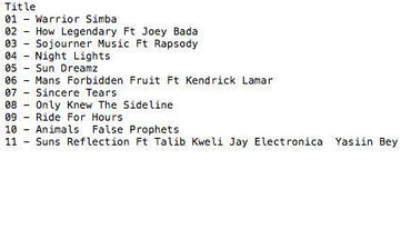J Cole & 9th Wonder - Wonders Of A Cole World - Chinchilla Choons
