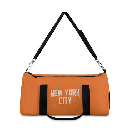 New York City Duffel Gym Bag, (Orange)
