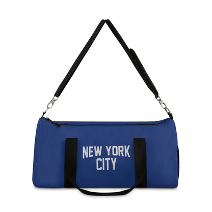 New York City Duffel Gym Bag, (Blue)
