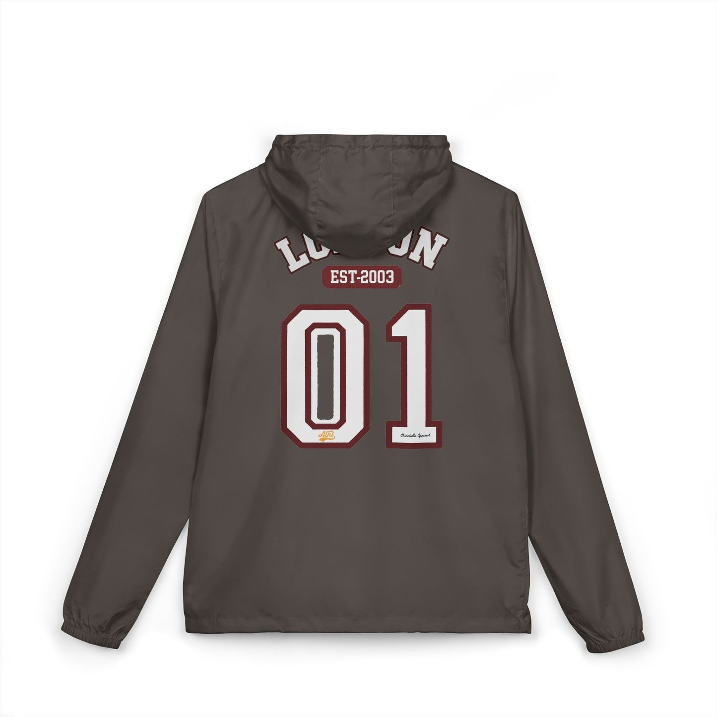 London Varsity Windbreaker Jacket — Lightweight Full-Zip Hooded Jacket