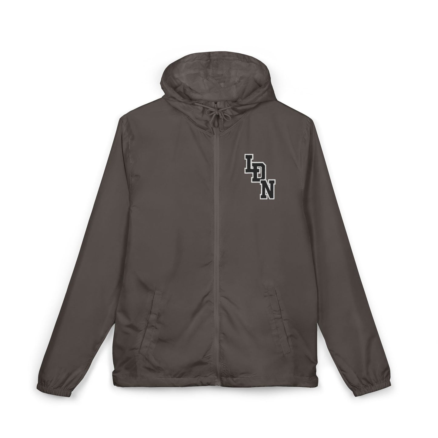 London Varsity Windbreaker Jacket — Lightweight Full-Zip Hooded Jacket