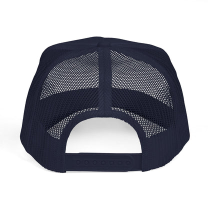 New York City Embroidered Trucker Cap (Unisex) Black & Navy