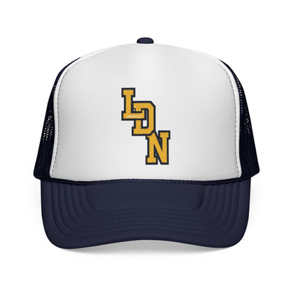 London (LDN)  Trucker Cap — Vintage Varsity Cap
