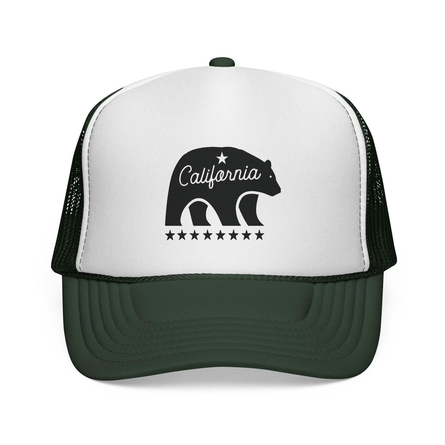 California Mascot Trucker Cap — Vintage State Pride Mesh Hat