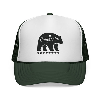 California Mascot Trucker Cap — Vintage State Pride Mesh Hat