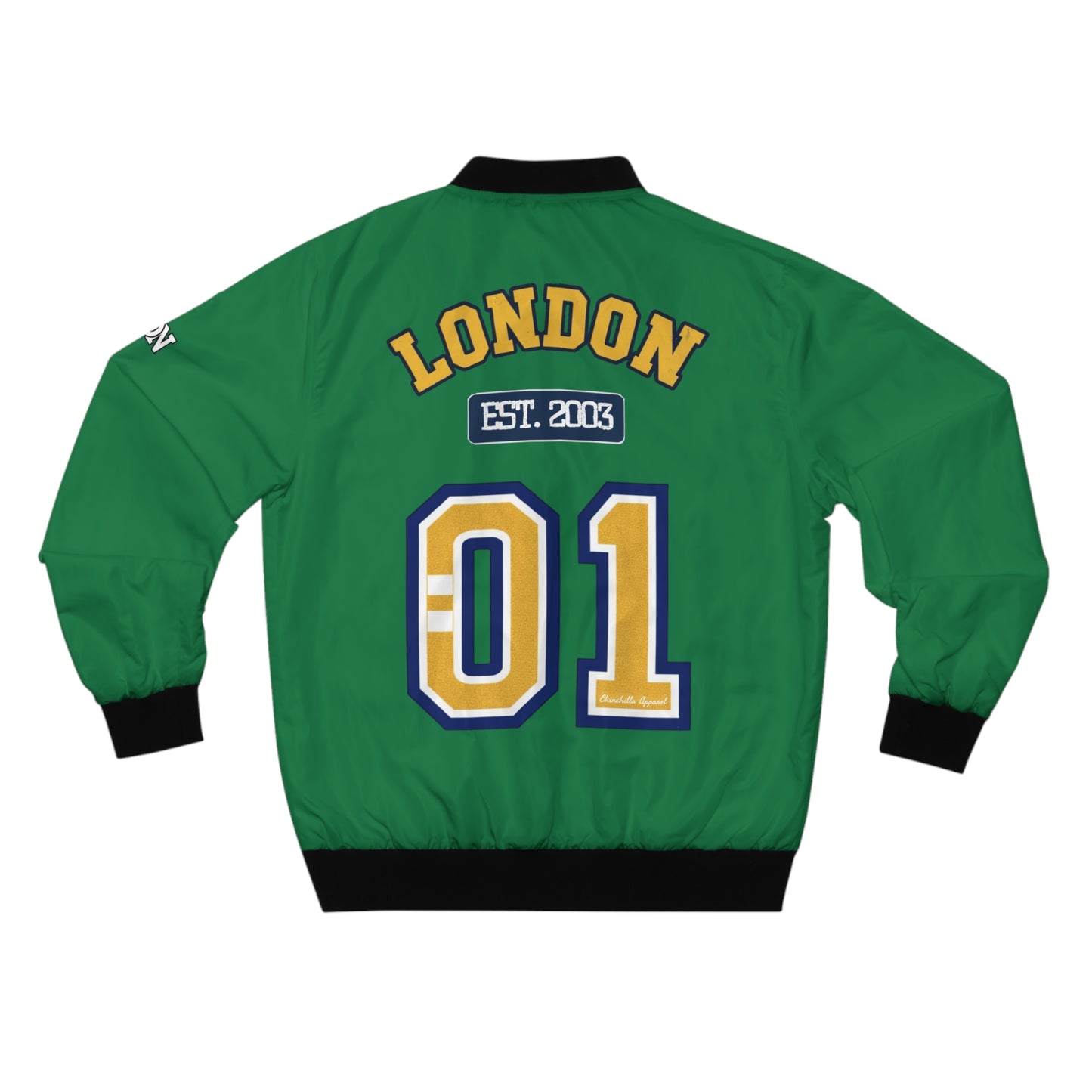 London Varsity Bomber Jacket — (Collegiate Green)