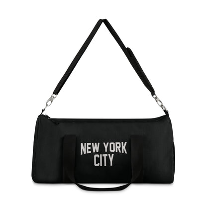 New York City Duffel Gym Bag, (Black)