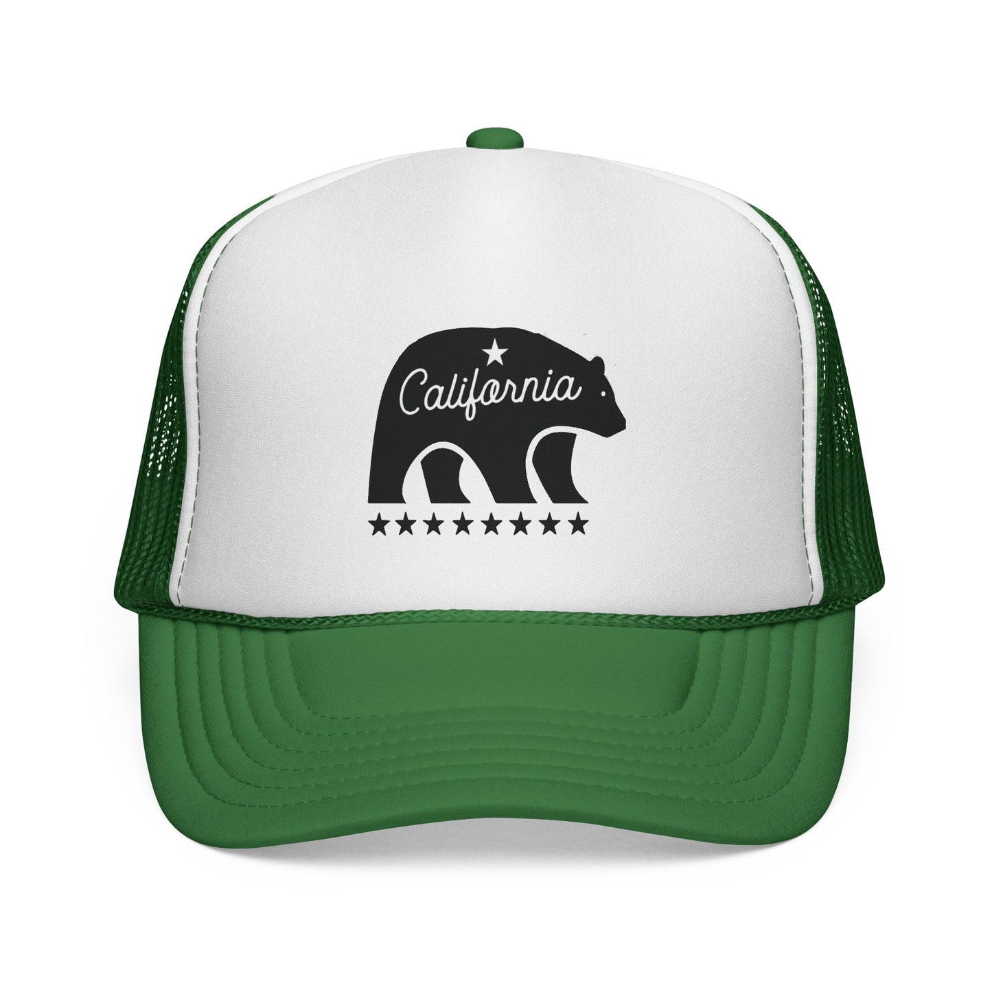 California Mascot Trucker Cap — Vintage State Pride Mesh Hat
