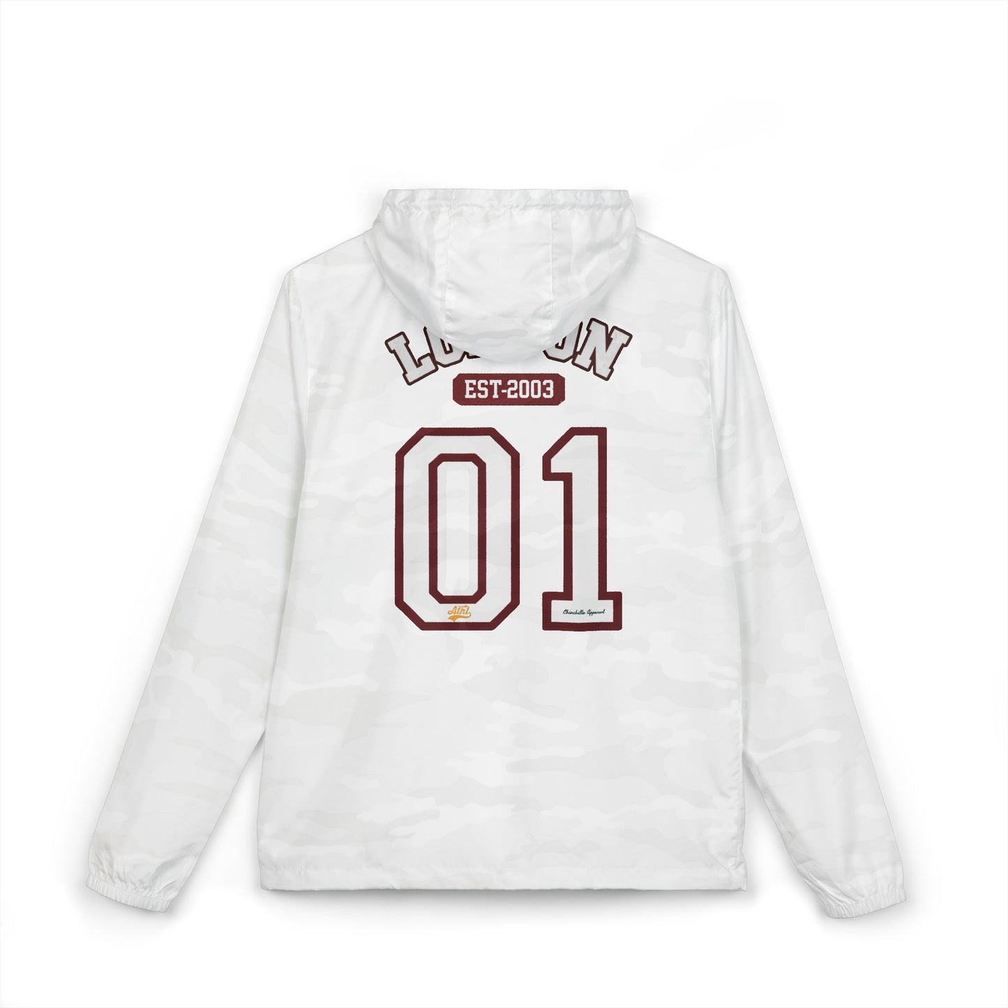 London Varsity Windbreaker Jacket — Lightweight Full-Zip Hooded Jacket