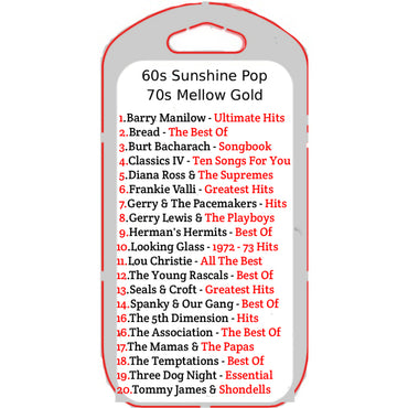 60's Sunshine Pop / 70's Mellow USB