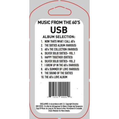 60's Music USB