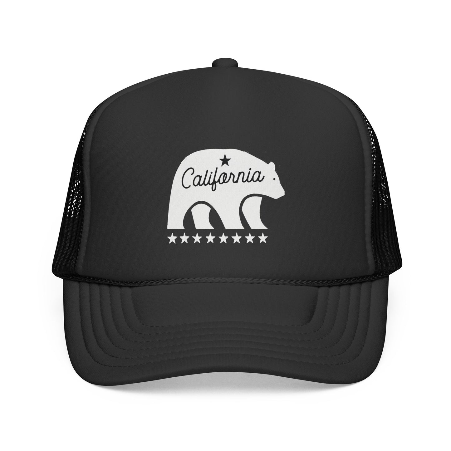 California Mascot Trucker Cap — Vintage State Pride Mesh Hat