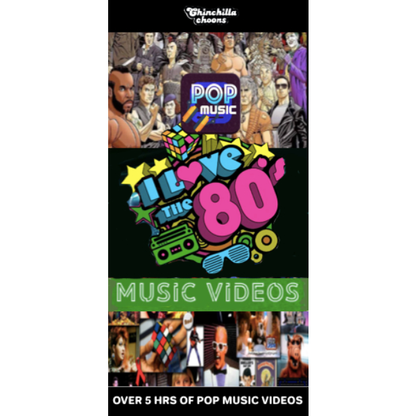 80s Pop Music Videos USB