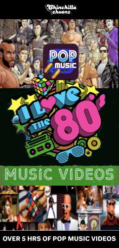 80s Pop Music Videos USB - Chinchilla Choons