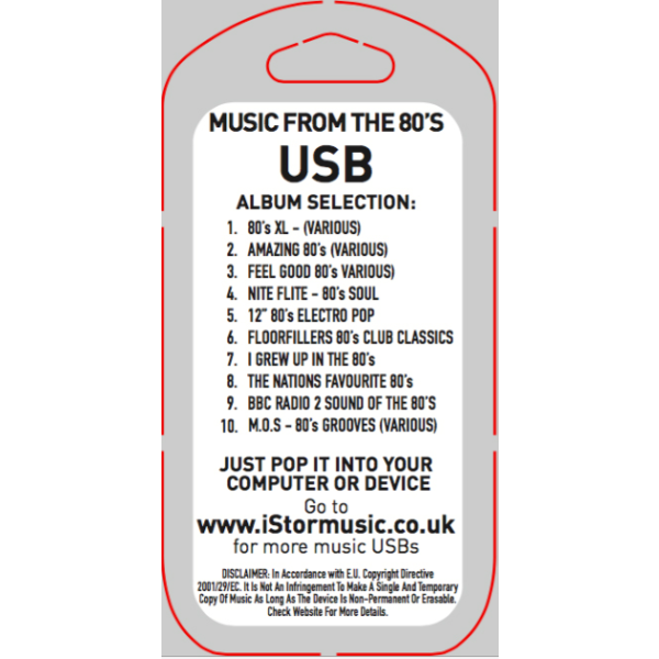 80s Music USB