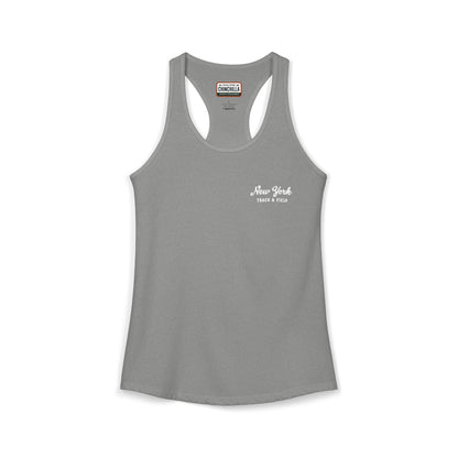 Gray tank top with 'New York Since 1624' text on a white background