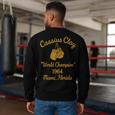 Cassius Clay Unisex Organic Sweatshirt