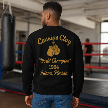Cassius Clay Unisex Organic Sweatshirt