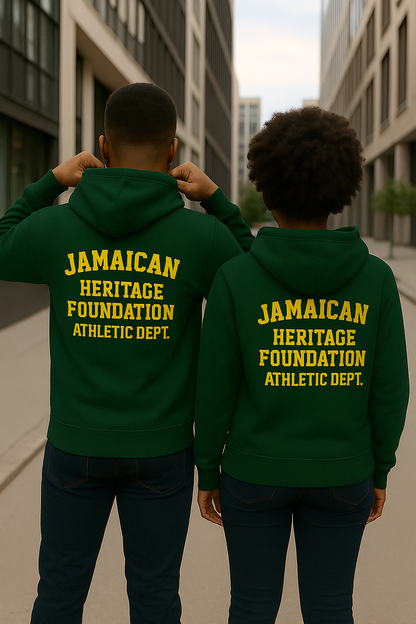 Jamaican Heritage Unisex Raglan Hoodie